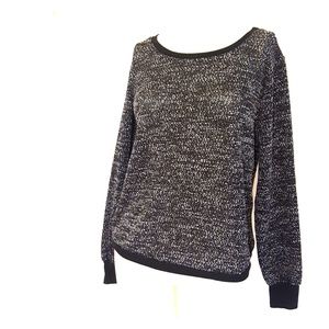 Size M Heart and Hips black and white sweater